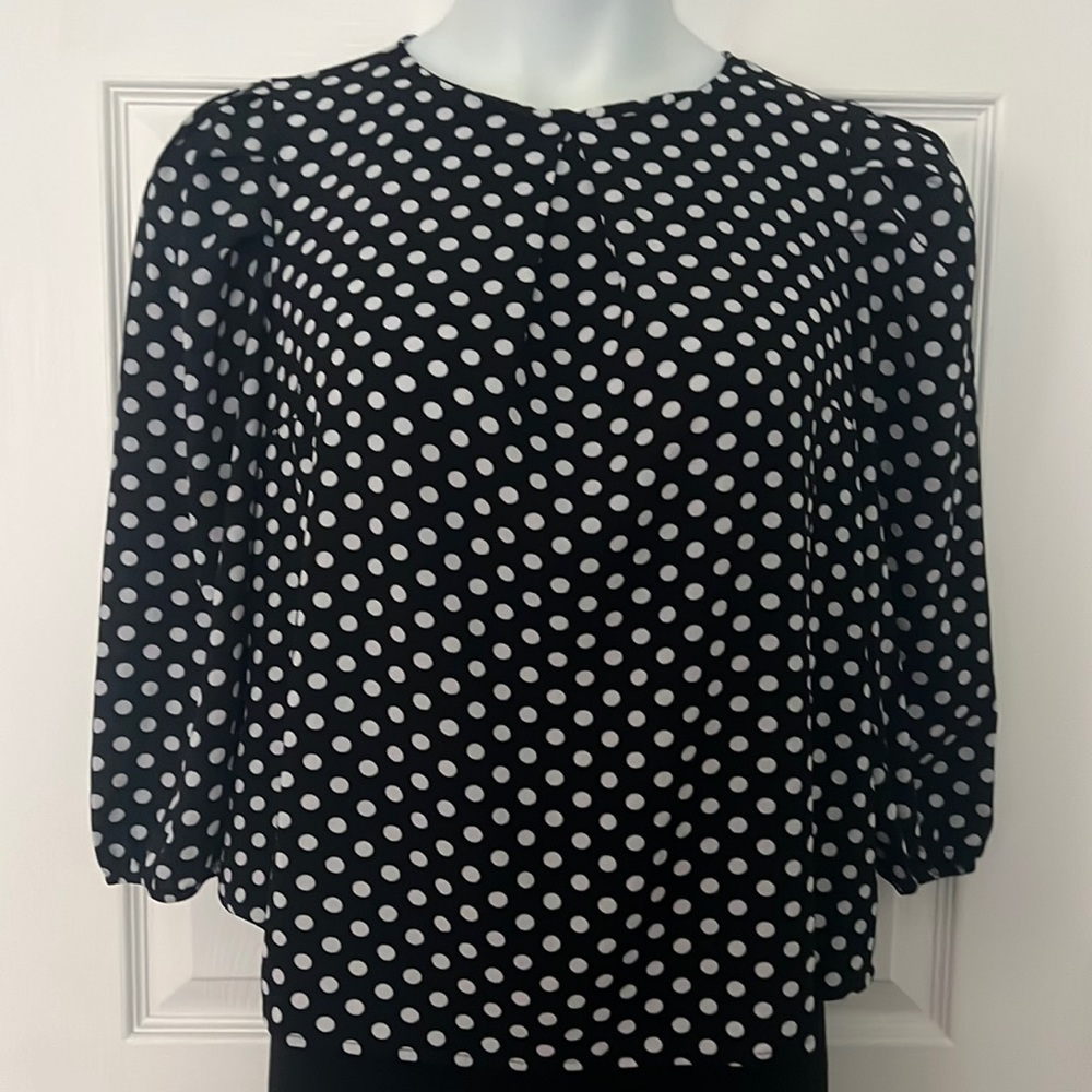 Monteau polka dot top